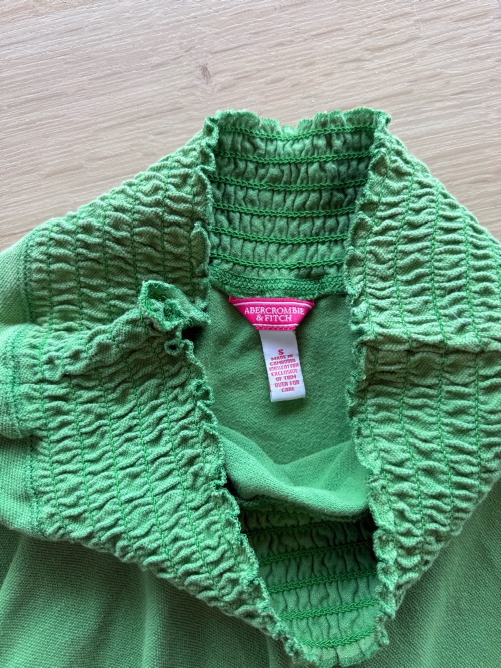 vintage abercrombie kelly green micro mini skirt - Picture 5 of 7
